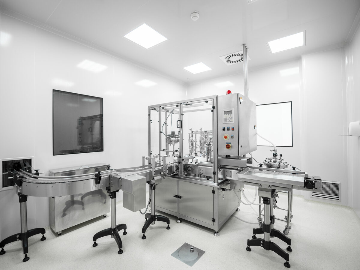 Completed GMP cleanroom interior